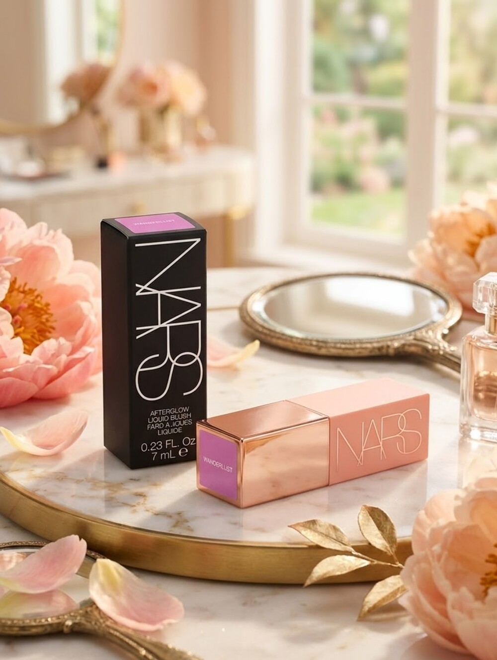 NARS Afterglow Liquid Blush In Wanderlust Full Size New In Box